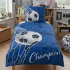 Set di lenzuola a tema calcio, misura 135x200, con motivo Anteprima dell’immagine prodotto 1