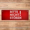 Rotes Bitte nicht stören - Bitte anklopfen Wendeschild mit Produktbild-Vorschau 7