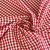 Tischdecke Fleckenresistente Karo Rot - GRETA - 80 cm Rund Produktbild-Vorschau 4