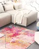 BELIANI koberec Vícebarevný 140 x 200 cm abstraktní akvarel Náhled obrázku produktu 2
