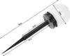 A solar garden light with dimensions indicated by measurement lines and text. Anteprima dell’immagine prodotto
