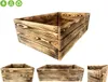 Lermowoood Hochbeet aus Holz 80x40x30 cm Geflammt – Produktbild-Vorschau 6