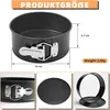 Springform Rund,16 cm kuchenform,runde Backform mit Produktbild-Vorschau 5