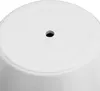 A close-up view of the bottom of a white ceramic pot with a drainage hole. Náhled obrázku produktu