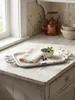 Vassoio da portata Clayre & Eef 16x8x1 cm Ferro bianco Anteprima dell’immagine prodotto 4
