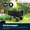 Bollerwagen All Black 205L | HxBxT 96x53x105cm | Traglast Produktbild-Vorschau 4