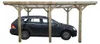 Tettoia posto auto coperto in legno 3.04x5.12 m - 15.56 m2 Anteprima dell’immagine prodotto 2