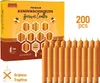 BRUBAKER 200er Pack Baumkerzen 10% Bienenwachs Produktbild-Vorschau 2