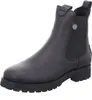 A black leather boot on a white background. Produktbild-Vorschau