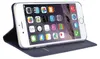A smartphone in a blue flip case, with the screen displaying various app icons. Produktbild-Vorschau