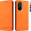 Hülle für Xiaomi Poco F7, Retro Kunstleder Ständer Produktbild-Vorschau 1