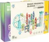 The image shows the packaging of a magnetic marble run set, featuring a colorful illustration of the assembled toy. Náhled obrázku produktu