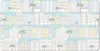 MuchoWow® Schreibtischunterlage Miami - Skyline - Muster - Produktbild-Vorschau 1