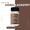 Contura 50ml. Möbel Lackstift passend für MALM Weiß Regal Produktbild-Vorschau 4