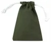 Baumwoll-Geschenkbeutel Grün 10×15 cm – 220 g mit Kordelzug für Geschenke