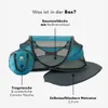 DERYAN Baby Luxe Reisebett – Inklusive selbst aufblasbarer Produktbild-Vorschau 1