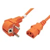 goobay Netzkabel Kaltgerätekabel abgewinkelt orange 2 m Anteprima dell’immagine prodotto 9
