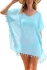 Damen Strandkleid Sommerkleid Bikini Cover Up Sommer Produktbild-Vorschau 2