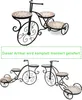 Mosaik Blumenständer, Blumentreppe Metall in Fahrrad Form, Produktbild-Vorschau 6