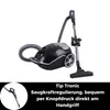 Fakir Black Vac Power Staubsauger mit Beutel, Leiser Produktbild-Vorschau 4