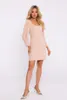 Made of Emotion Minikleid für Frauen Dexippus M836 beige XL Produktbild-Vorschau 1
