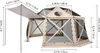 Padiglione pop-up VEVOR, 4,57 x 4,57 m, 13 lati, tenda da Anteprima dell’immagine prodotto 8