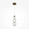 Hängelampe LED Metall Glas B: 14,7 cm H: max. 157,4 cm in Produktbild-Vorschau 2