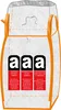 A large white bag with orange straps, designed for containing waste. Voir les images du produit