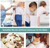 10 Stück Kindersicherung Schrank,Baby Schubladensicherung Produktbild-Vorschau 2
