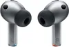 A pair of graphite-colored wireless earbuds with black ear tips, shown against a white background. Produktbild-Vorschau