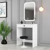 Skye Decor, Lizbon Mirror - White, Schminktisch, Weiß, 100 Produktbild-Vorschau 2