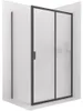 CERANO - Box doccia Varone LINE L/P - 6 mm - nero opaco, Anteprima dell’immagine prodotto 1