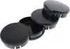 4x 64mm Nabenkappen Felgen Deckel Radnaben Kappen Schwarz Produktbild-Vorschau 1