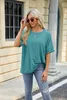 ASKSA Damen T-Shirt Sommer Kurzarm Oversized Rundhals Produktbild-Vorschau 5