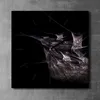 Coloray Uhr auf Leinwand 30x30 cm Wand Uhr Dekoration Produktbild-Vorschau 2