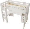 OKWISH Lit Mezzanine 90x200 - Lit Simple Avec Bureau Voir les images du produit 10