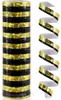 Luftschlange Rolle im Gold und Schwarz Metallic Mix Produktbild-Vorschau 1
