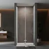 Nischentür Dusche Falttür Duschtür 90x195cm Duschabtrennung Produktbild-Vorschau 1