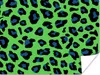 MuchoWow® Poster Panther Druck - Neon - Grün - Blau 120x90 Produktbild-Vorschau 1