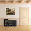 Relaxdays Skriňa na topánky, skriňa s dvierkami, VxŠxH: 95 Náhľad obrázku produktu 5