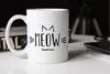 Kaffee-Tasse Katze Meow Miau Cat Teetasse einfarbig Produktbild-Vorschau 5