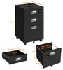 Yaheetech Mobiler Aktenschrank Rollcontainer mit 3 Produktbild-Vorschau 7