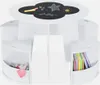 sweeek - Kindertisch mit Tafel und 4 Hocker - Weiß Produktbild-Vorschau 2