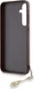 A brown smartphone case with a gold charm attached. Náhled obrázku produktu