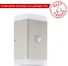 A product image of an outdoor wall light with a motion sensor, overlaid with marketing text and a 'Best Choice' badge. Produktbild-Vorschau