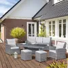 Lounge-Set Sitzlounge mit Esstisch Vermont 6-teilig aus Produktbild-Vorschau 7