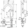 Ideal Standard Waschtischarmatur Ceraflex hoher Auslauf, Produktbild-Vorschau 6