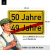 Blechschild 50 Schild Geburtstag, 50er Schild ORTSSCHILD, Produktbild-Vorschau 3
