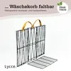 Wäschekorb 35L aus Metall geflochten, Nischenkorb Dekokorb Produktbild-Vorschau 5