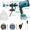 Akku-Farbspritzpistole, 18V für Makita-Akku, violett – Produktbild-Vorschau 3
